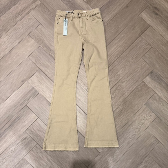 River Island khaki flare pants - Picture 1 of 5